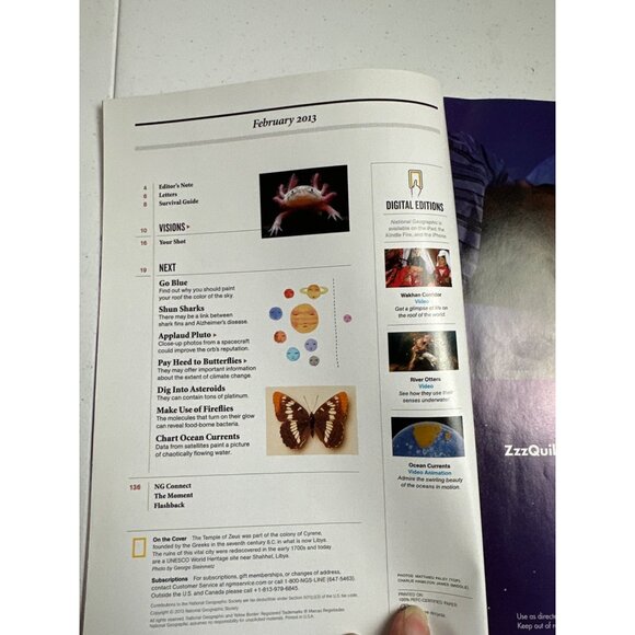 National Geographic Magazine February 2013 Unseen Libya Issue - Picture 3 of 5